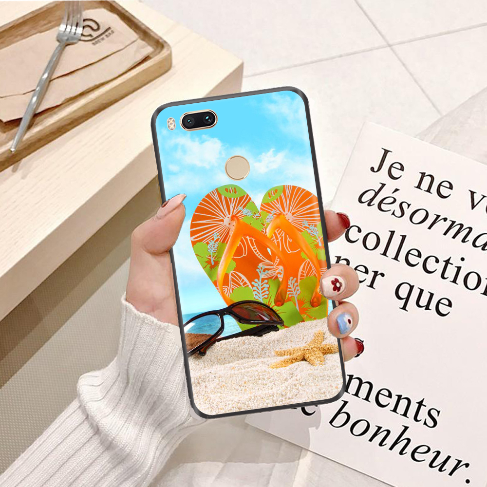 [HCM]Ốp lưng điện thoại Xiaomi Mi A1/ A2/ A3/ A2 Lite/ 8/ 8SE/ 8 Pro/ 8 Lite Silicon dẻo BST Hello Summer