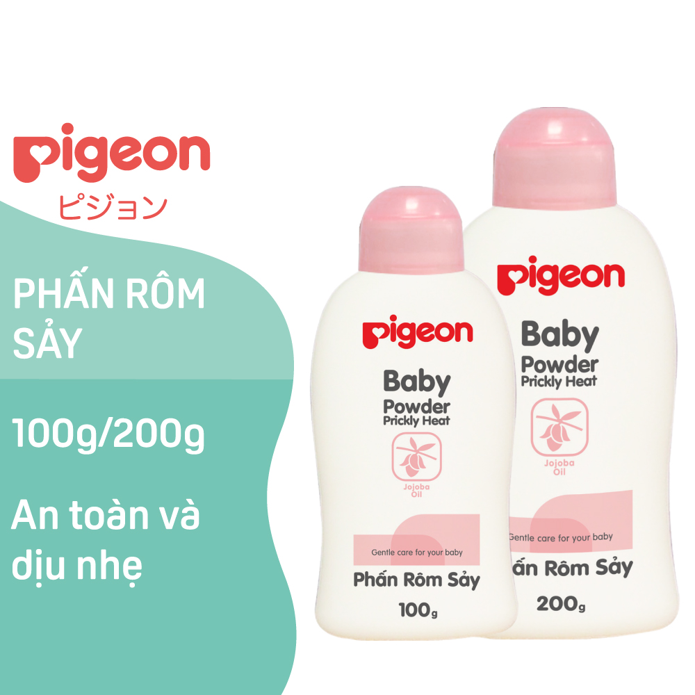 Phấn rôm sẩy Pigeon nắp màu 100g