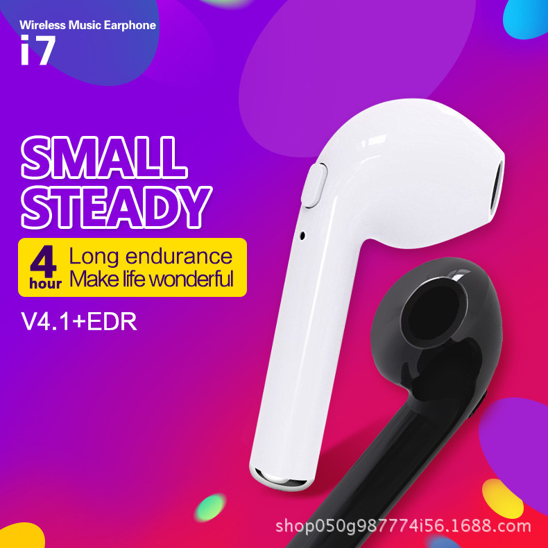 Tai Nghe Bluetooth Trong Tai KEBETEME I7 I7s Tai Nghe Không Dây Tai Nghe Mini Stereo Tai Nghe Kèm Micro Tai Nghe Thể Thao Không Cần Dùng Tới Tay Thích Hợp Cho Điện Thoại Thông Minh