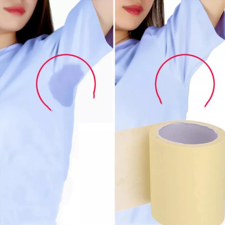 Cuộn 3 mét trong suốt dán thấm mồ hôi nách