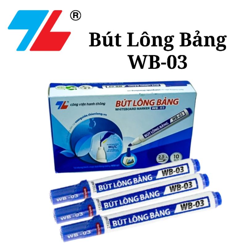 Bút lông bảng trắng WB - 03 (Nhiều màu)