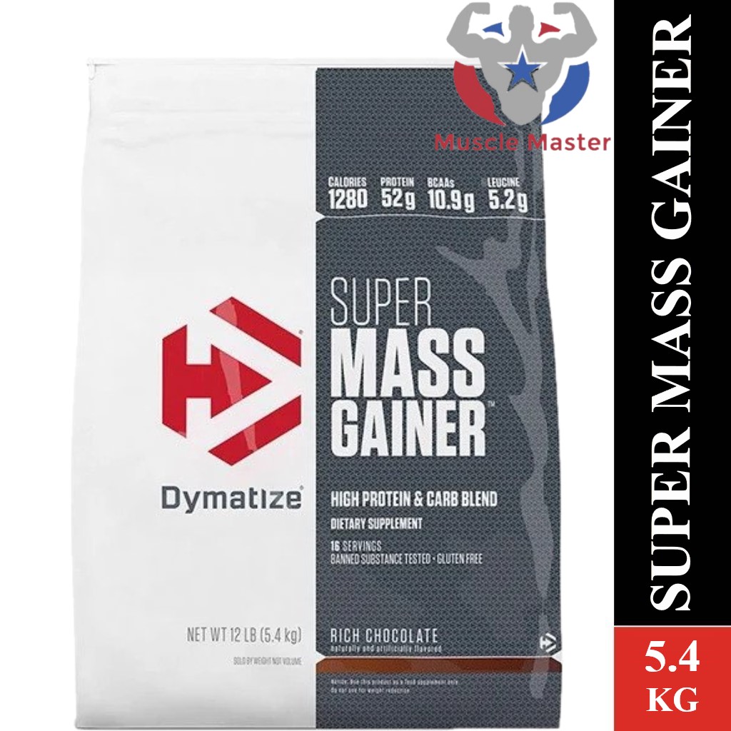 [HCM]Thực Phẩm Tăng Cân Nhanh Dymatize Super Mass 5.4kg (12lbs)