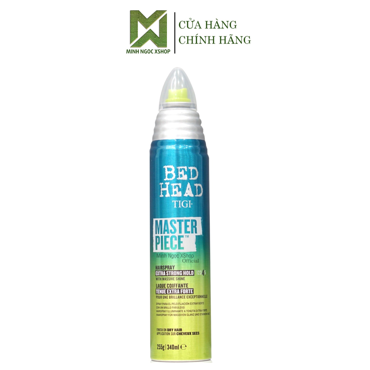 Gôm xịt giữ nếp tóc tạo độ bóng Tigi Bed Head Masterpiece 340ml