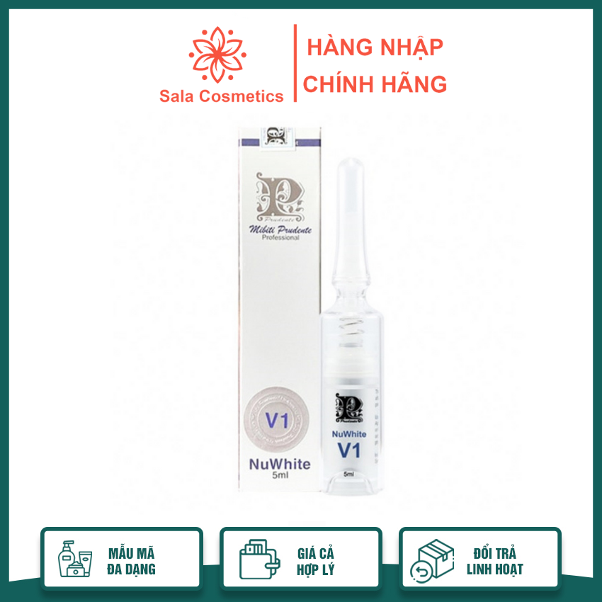 Kem Nuwhite V1 5ml làm hồng vùng kín tăng sản xuất collagen hồng hào, ngừa nhăn da, giảm thâm - Sala Cosmetics