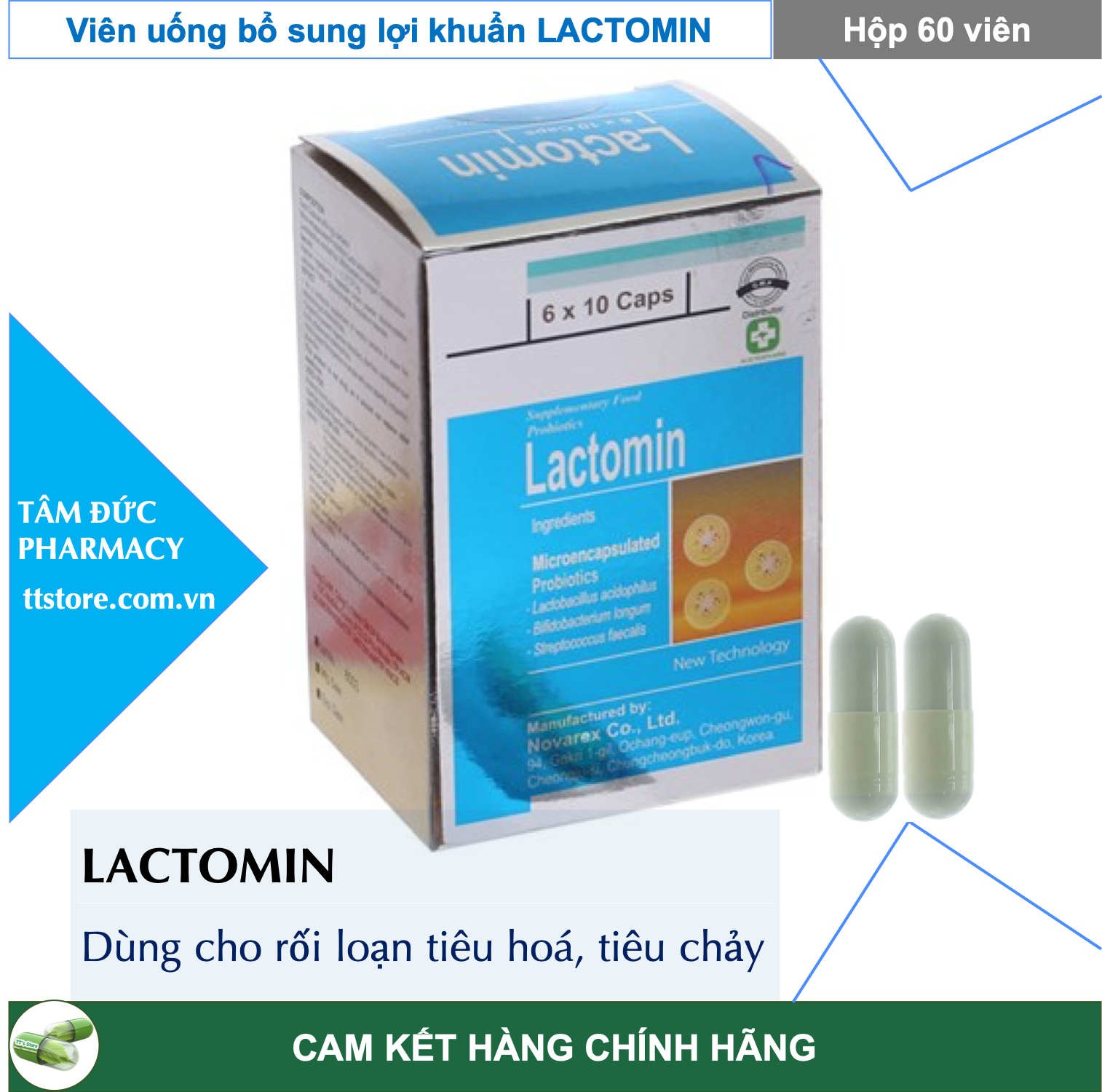 Lactomin - men vi sinh từ hàn quốc