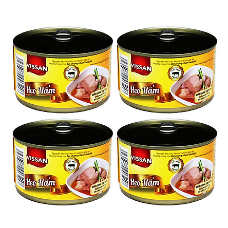Combo 4 Heo Hầm Vissan Hộp 397g
