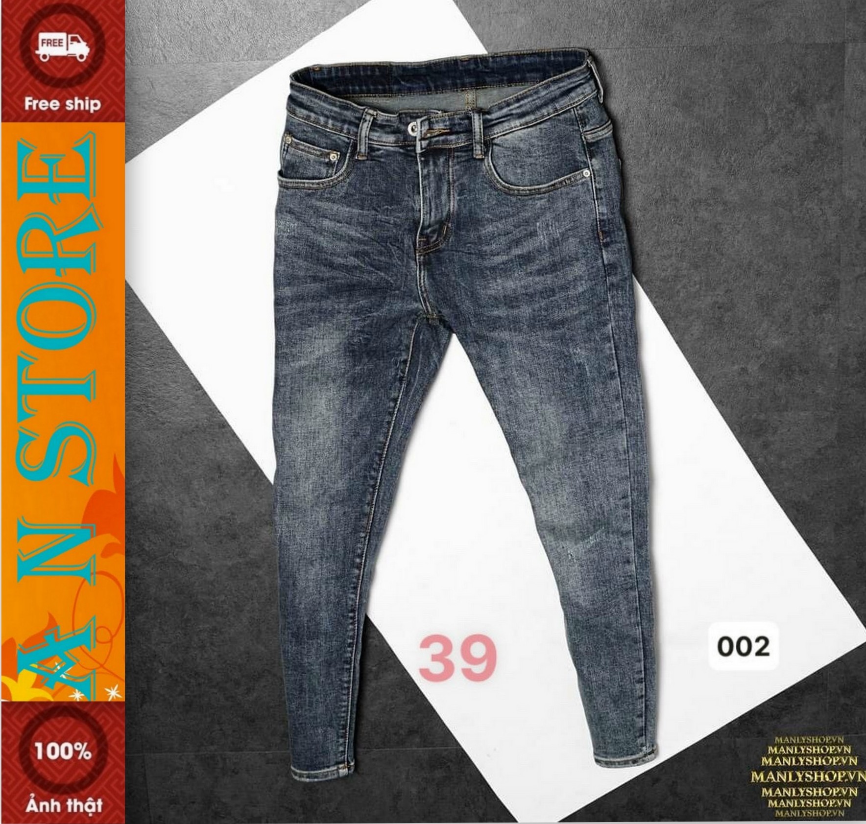 [Flash Sale 50%]quần jean nam cao cấp AN NHIÊN STORE MẪU MỚI NHẤT M39 Quần Slimfit Đẹp Mới Nhất chất vải jean cao cấp hàng xịn hàng hiệu chuẩn shop co giãn thiết kế phong cách trẻ trung thời trang An Nhiên Store 9999 AN 012142