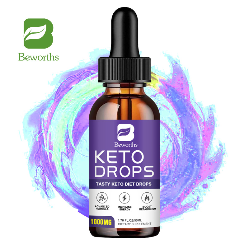 BEWORTHS Keto Diet Drops 1000mg Công Thức Tiên Tiến Hỗ Trợ Giảm Cân Giảm Béo Ức Chế Sự Ngon Miệng Giảm Béo Cho Nam Và Nữ