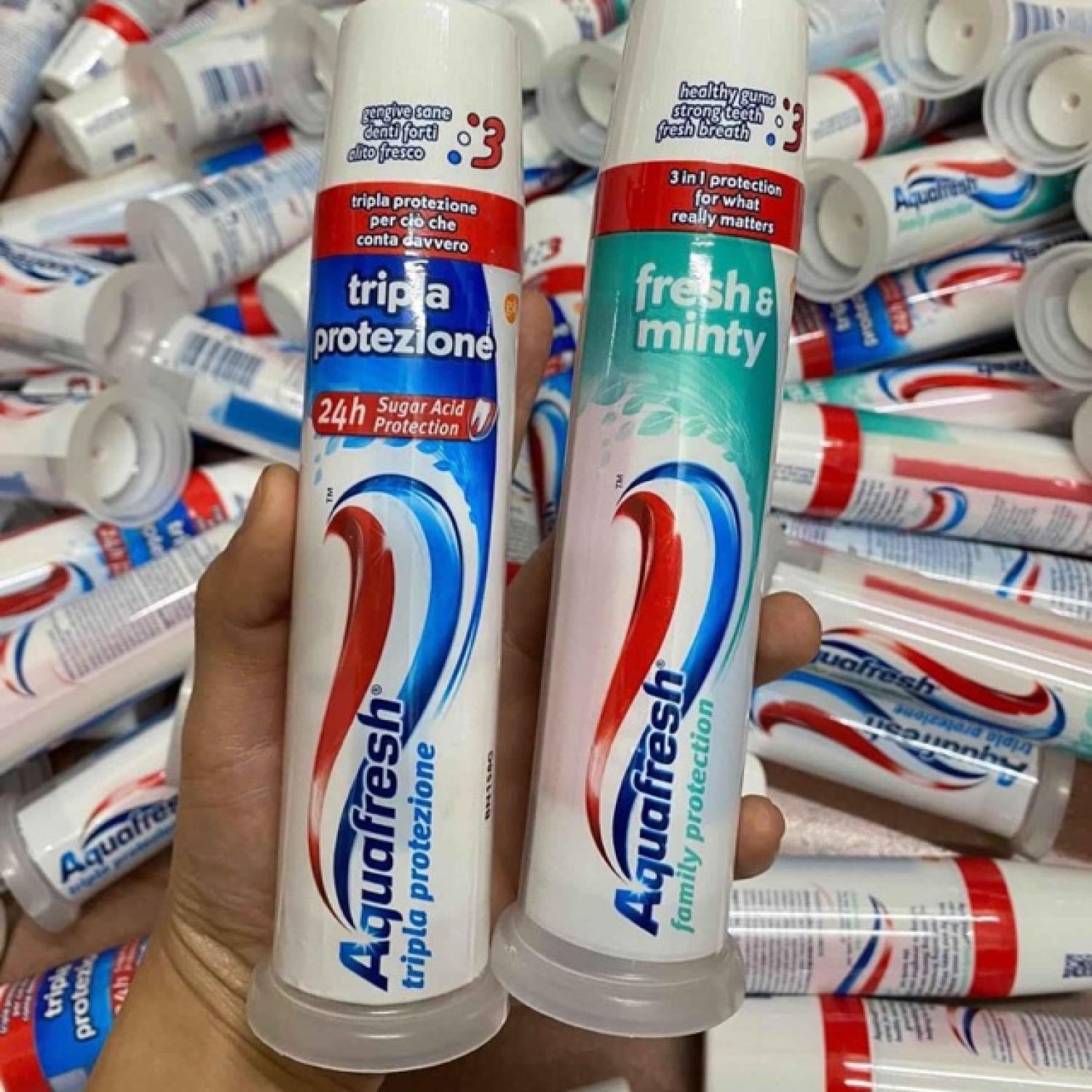 Kem Đánh Răng Aquafresh Whitening ống 100ml – Hàng Mỹ chính hãng