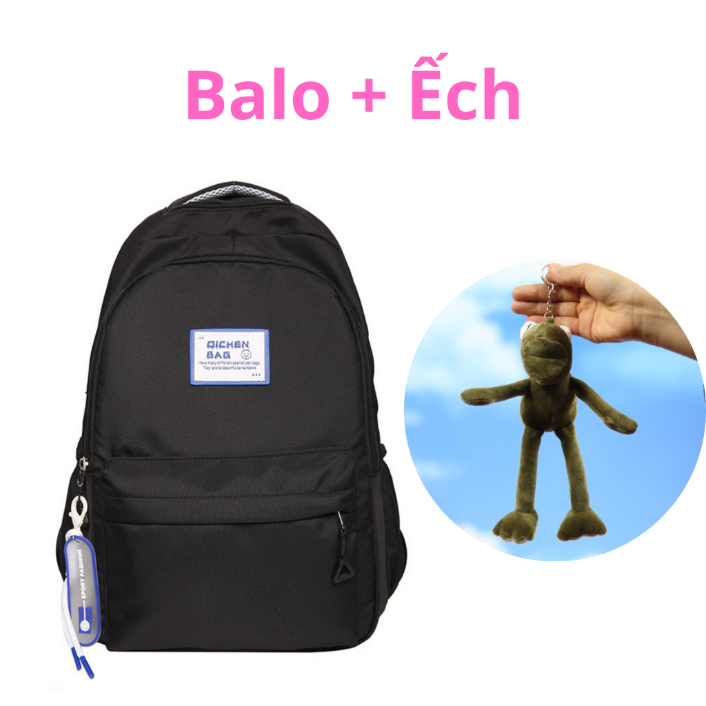Balo Ulzzang basic đi học Hàn Quốc balo nam nữ đi chơi đi du lịch nhiều ngăn thời trang Unisex BL09