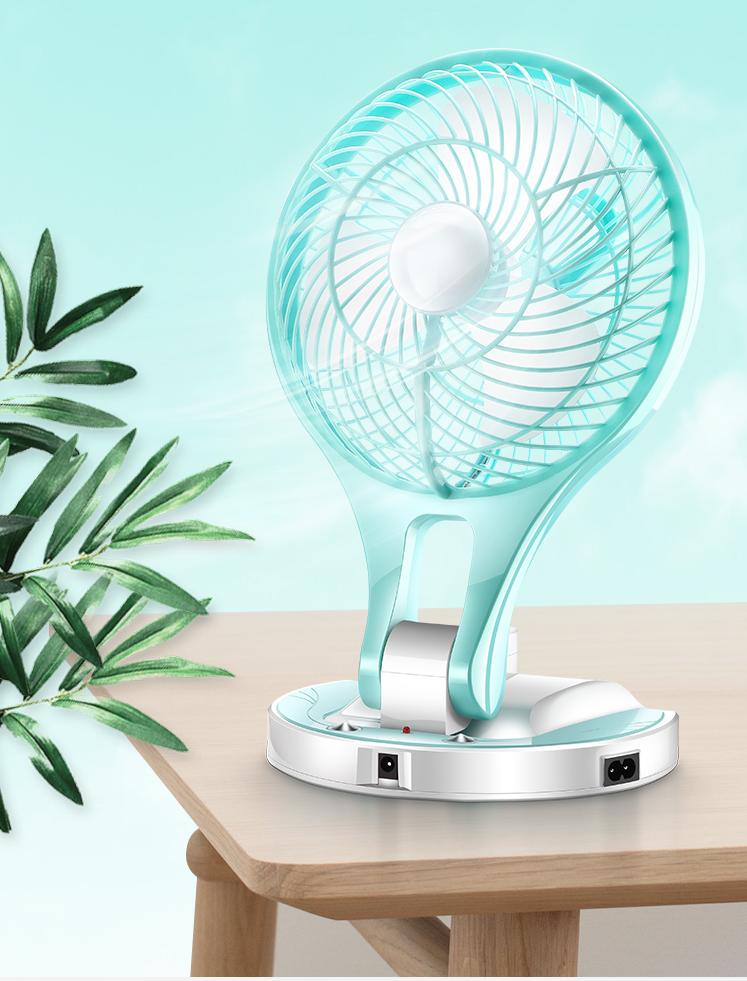 Quạt sạc tích điện mini fan jr-5580
