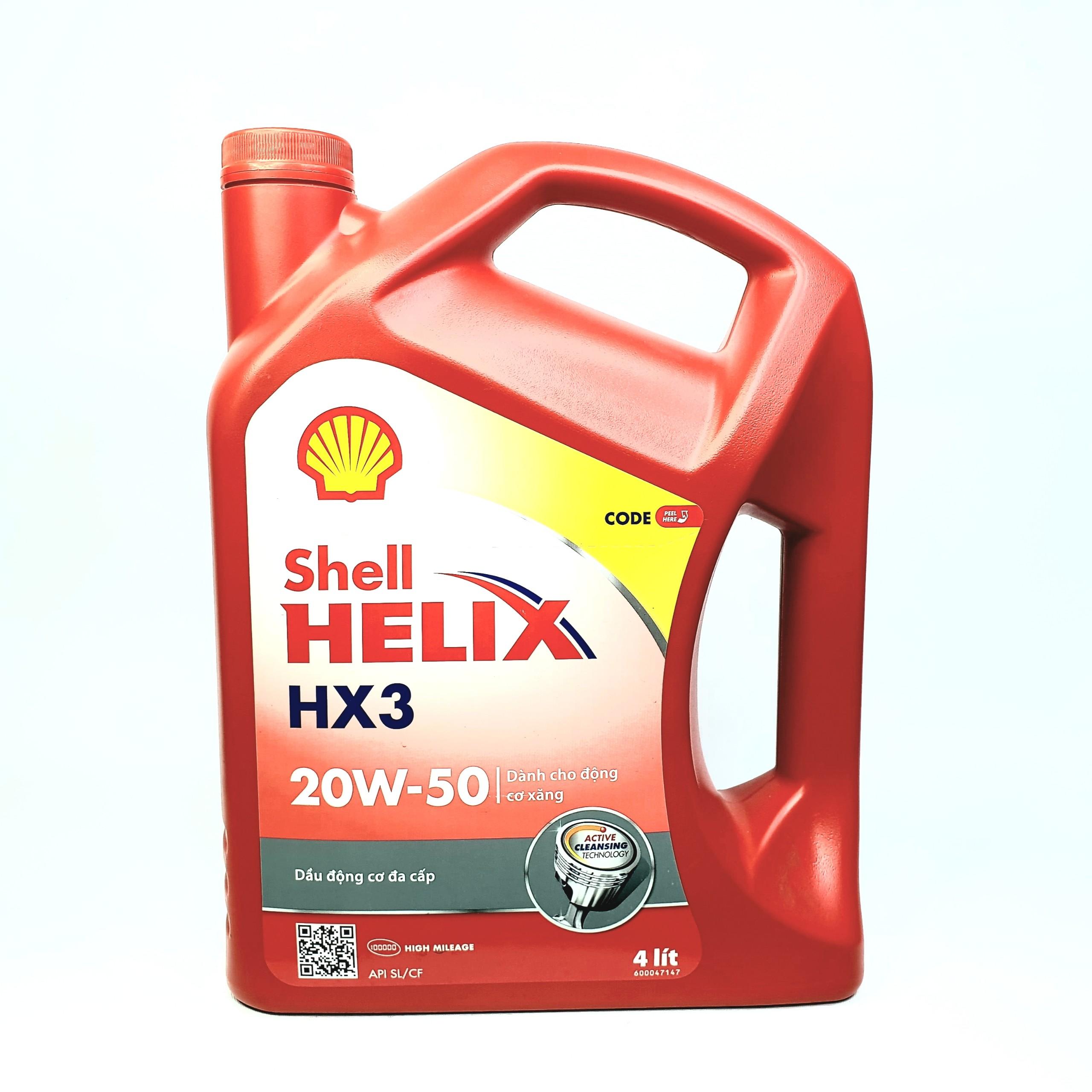 [HCM][Nhớt xe ô tô] Shell Helix HX3 20W50 4L