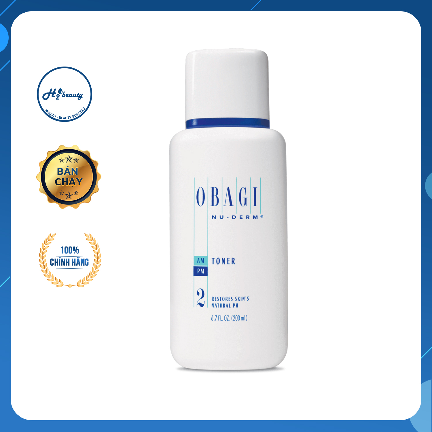 💧Toner #2 OBAGI💧 Nước Hoa Hồng Obagi Nuderm Toner  Cân Bằng PH Da, Giúp Da Khỏe Mạnh, Hồng Hào