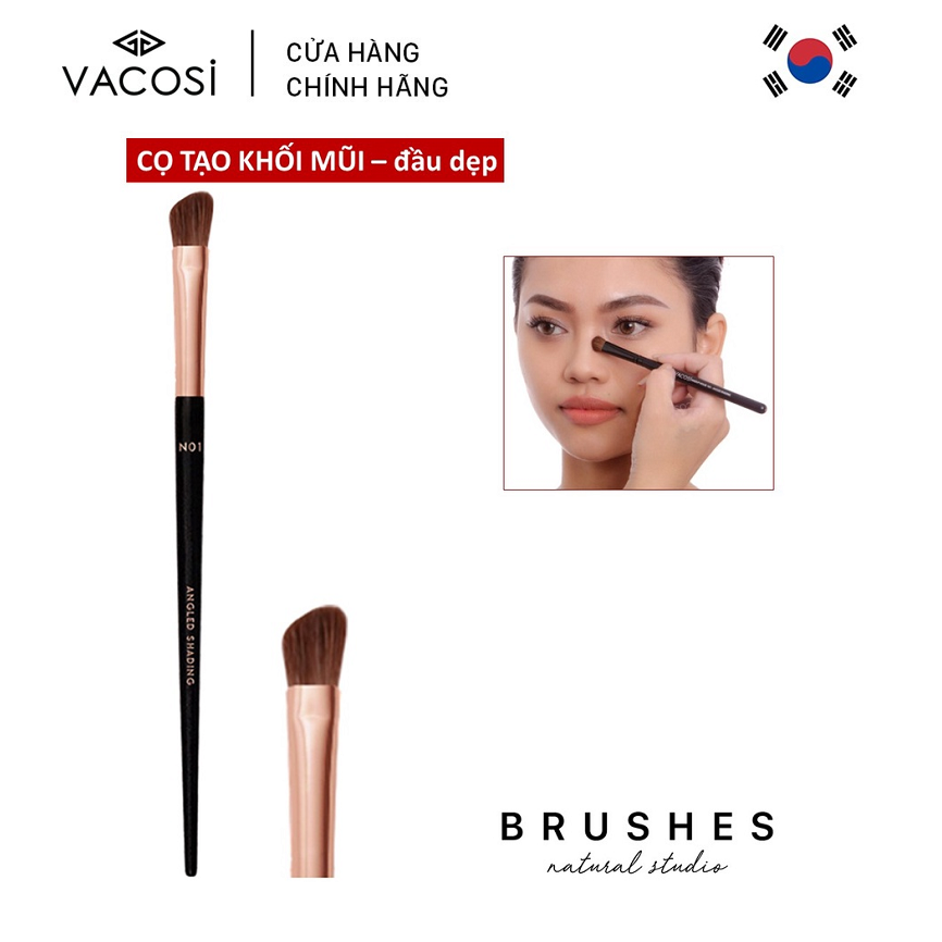 [HCM] Vacosi Cọ Tạo Khối Bột Sống Mũi Angled Shading N01