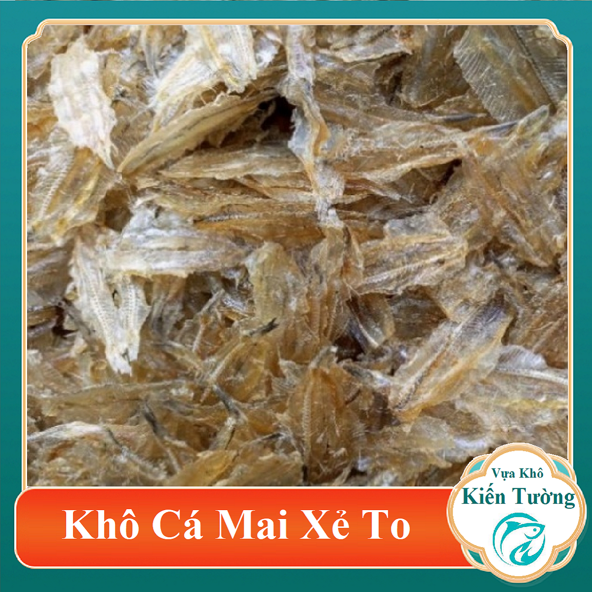 Khô cá mai mè trắng siêu to xẻ thịt thơm ngon- 500gr.-vựa khô kiến tường.