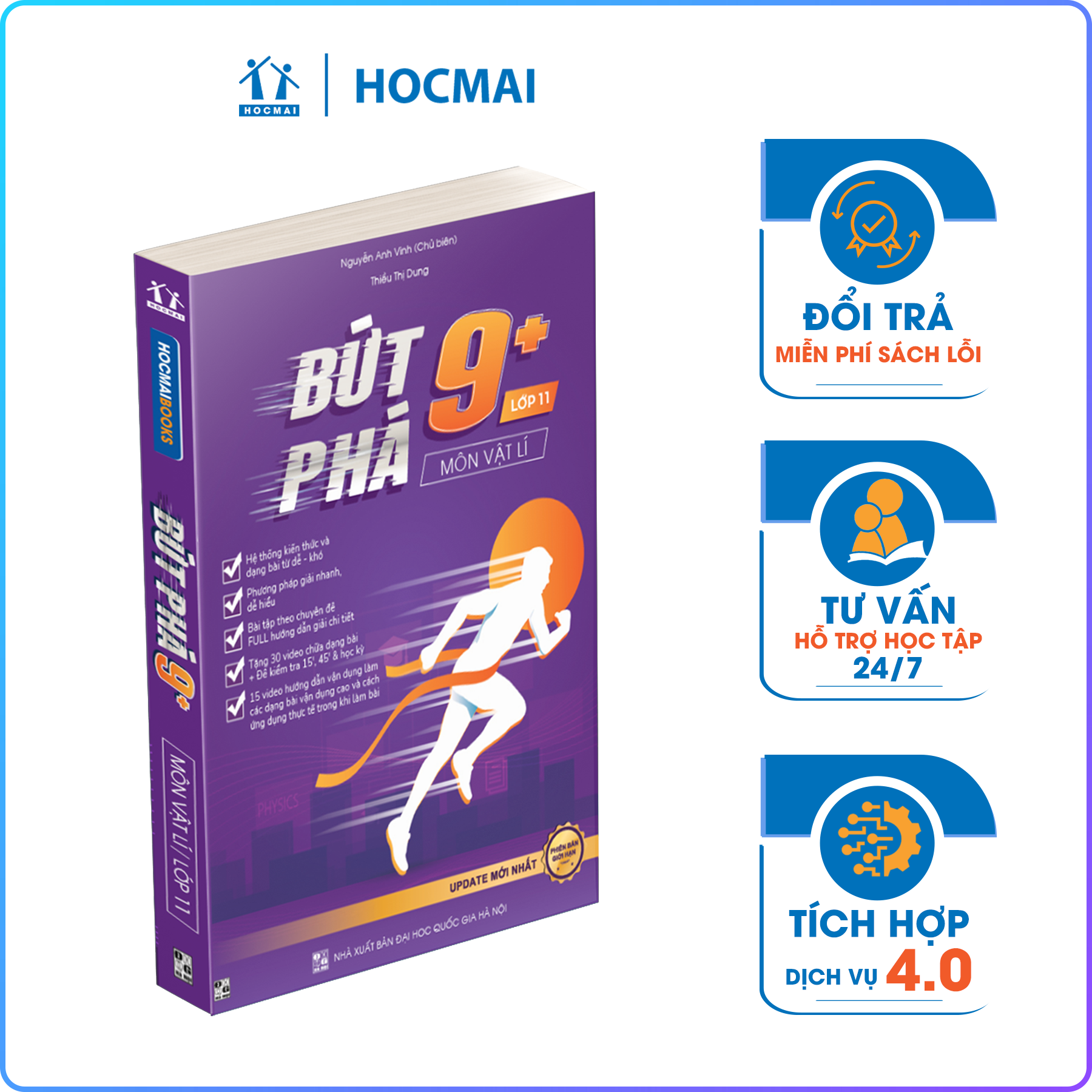 Sách bứt phá 9+ môn vật lí – lớp 11