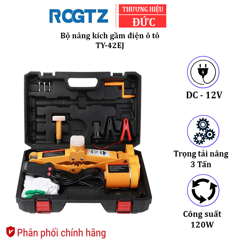 [ BẢO HÀNH 2 NĂM ] Bộ kích gầm ô tô, xe hơi 12V - Con Đội Điện Nâng Gầm ô tô, xe hơi TY-42EJ (ROGTZ - Thương hiệu đến từ Đức)