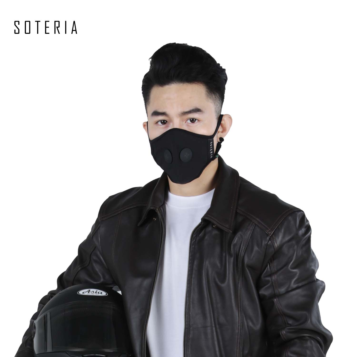 Khẩu trang thời trang cao cấp Soteria Black ST109 bộ lọc bụi mịn N95 BFE