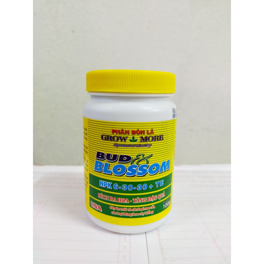 Phân bón lá Mỹ Gromore NPK 6-30-30 kích ra hoa - hiệu quả nhanh sau 1-2 lần sử dụng
