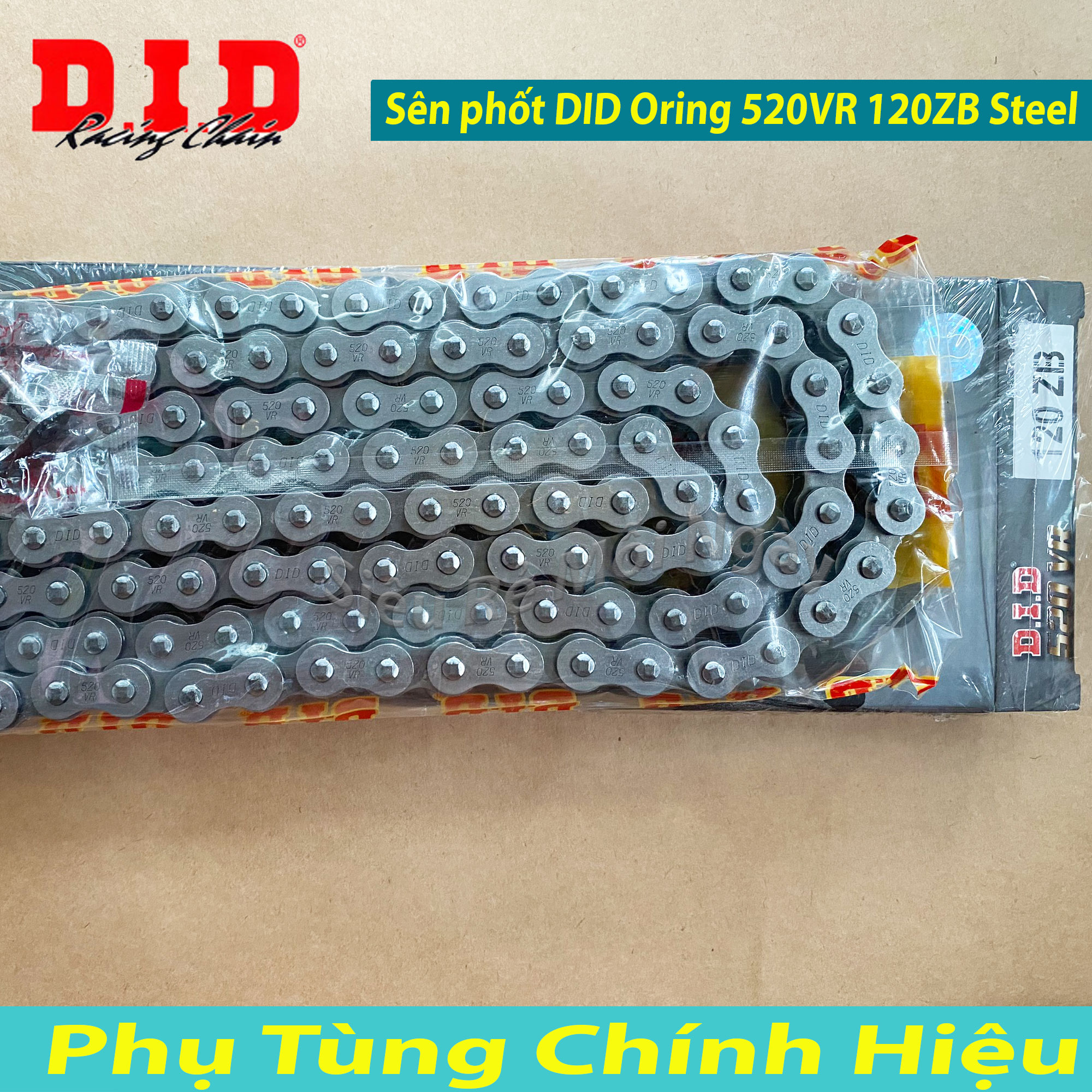 Sên phốt did oring 520vr 120zb steel xe kawasaki z300 ninja 300 mt03 yamaha r3