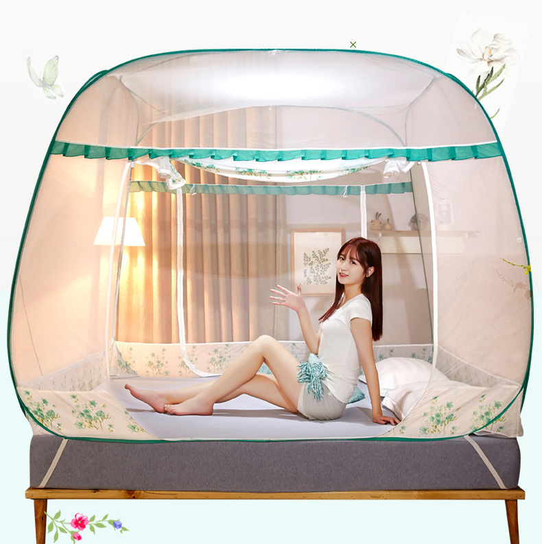 [ GIÁ XUẤT XƯỞNG ] Mùng Chụp Tự Bung Đỉnh Rộng , Mùng Chụp Tự Bung Chống Muỗi , Màn Chụp Thông Minh Mùng Chụp Khung Thép Cacbon Không gãy-Mùng Chụp Gia Đình Tự Bung Cao Cấp Gấp Gọn 1.6 X 2m Loại 1 Vải Dày Dặn Sieu Bền