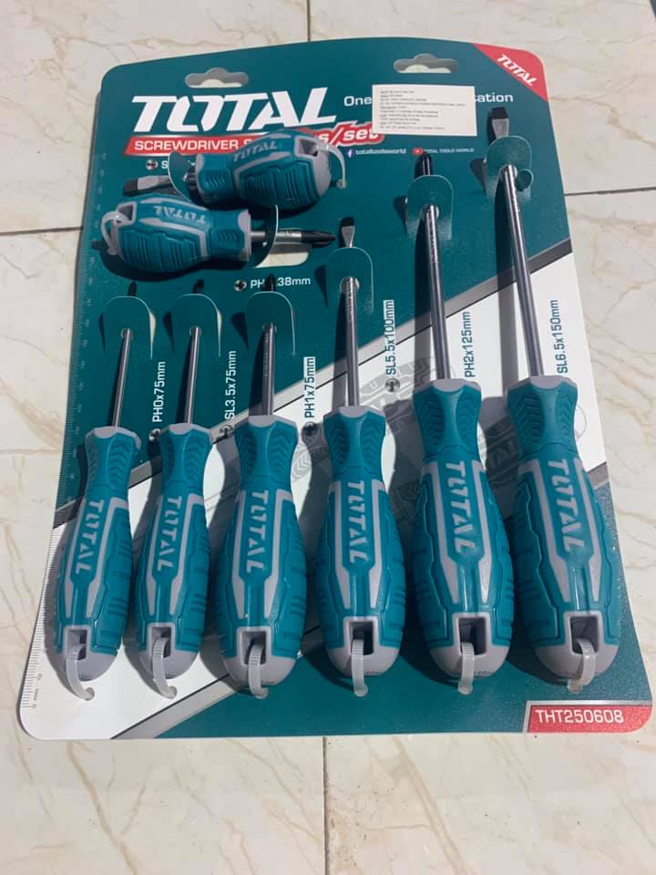 Bộ tua vít 8 cây total