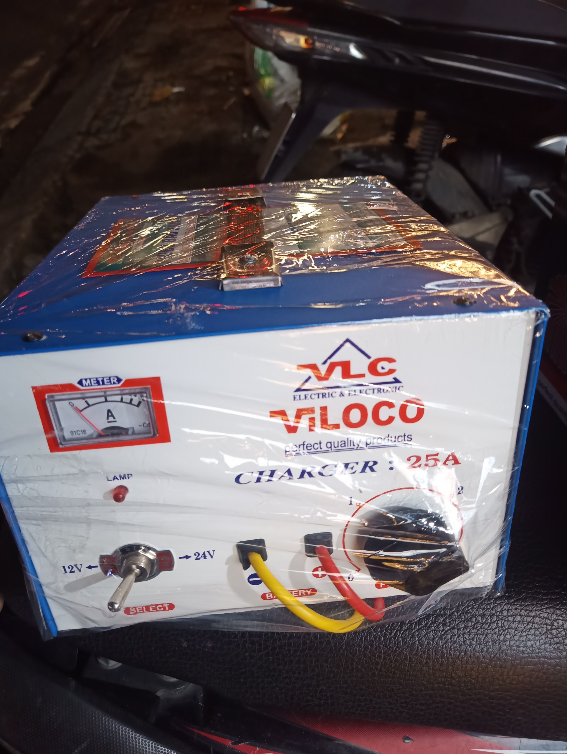 Sạc acquy 25a sạc 2 chế độ 12v và 24v cho xe ô tô cỡ lớn,cách sạc 24v đúng