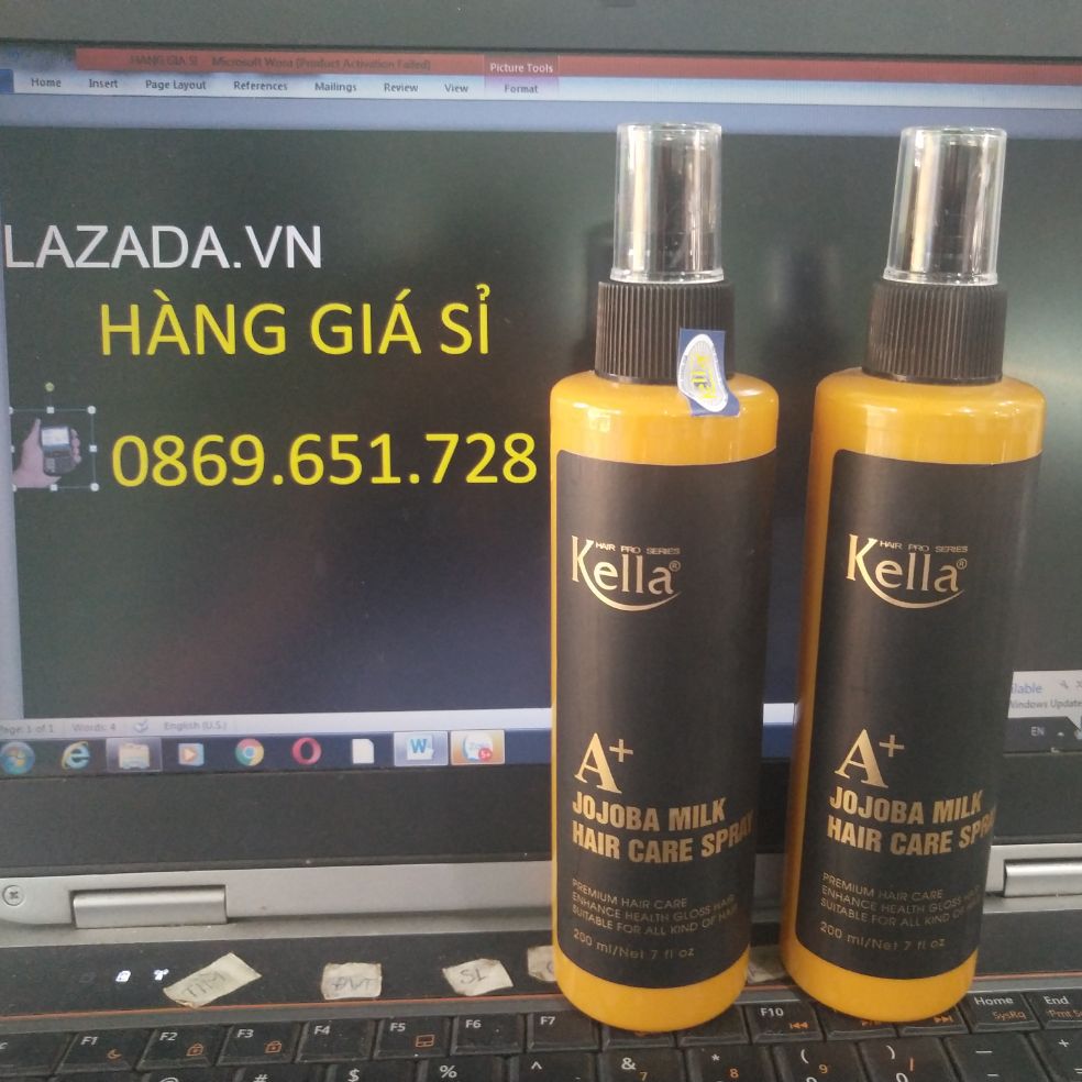 Sữa dưỡng tóc cao cấp Kella Jojoba Milk A+ 200ml