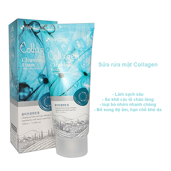 Sữa Rửa Mặt 3W Clinic 100ml Hàn Quốc - 5