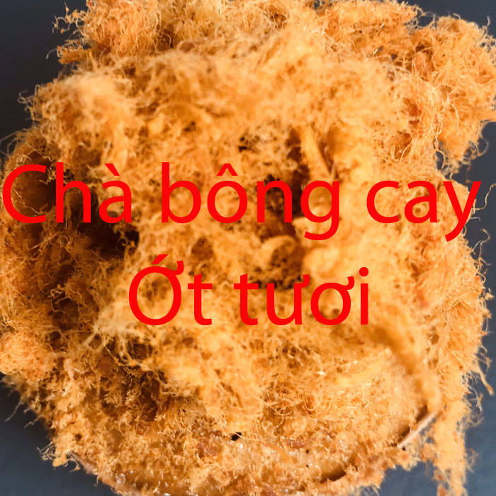 [HCM]Chà bông cay ớt tươi ruốc cay đặc biệt chà bông làm bánh cao cấp Sài Thành
