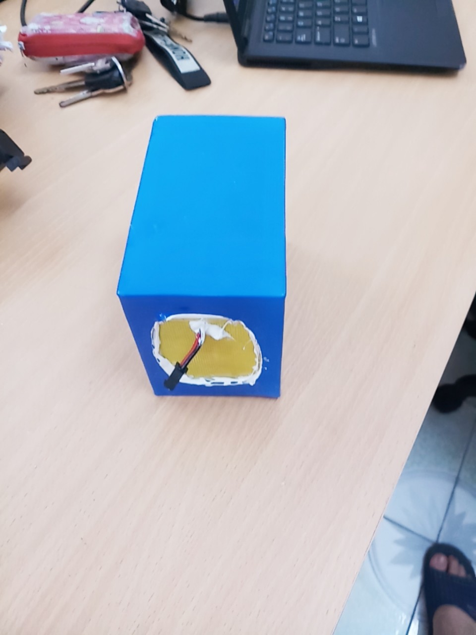 Pin xe điện  Khối pin Lipo 12V20Ah + BMS 3S20A- Khối pin Lipo