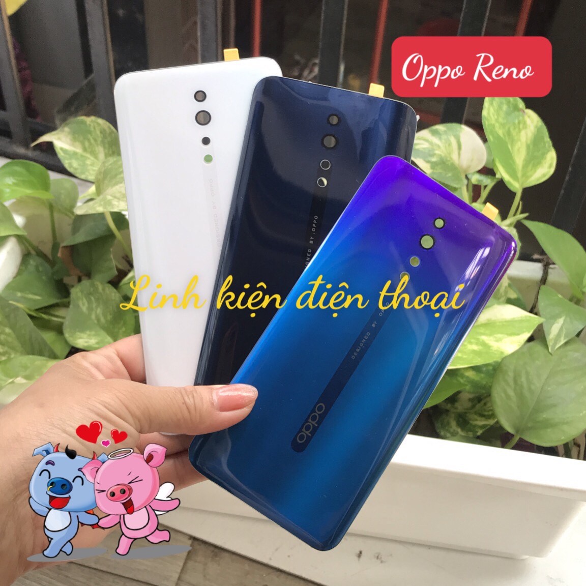 Kính lưng zin oppo reno z.nắp lưng oppo reno z