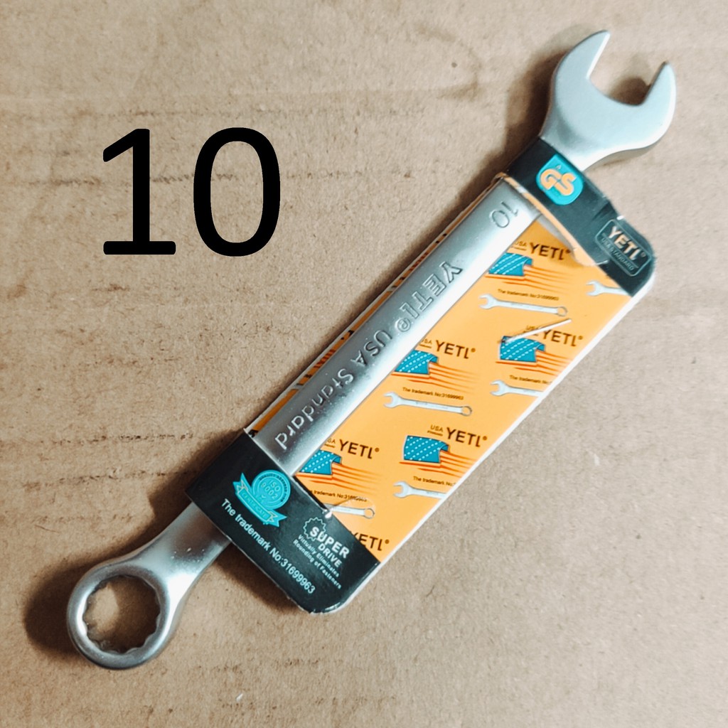 Cờ lê Yeti 10 mm, vòng miệng Yeti 10mm , hàng chất lượng cao