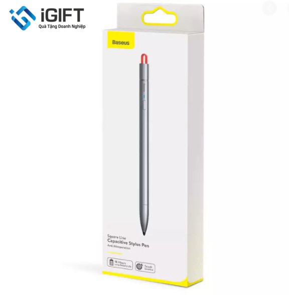 Bút cảm ứng Stylus dành cho iPad Baseus Square Line Capacitive - Hàng nhập khẩu