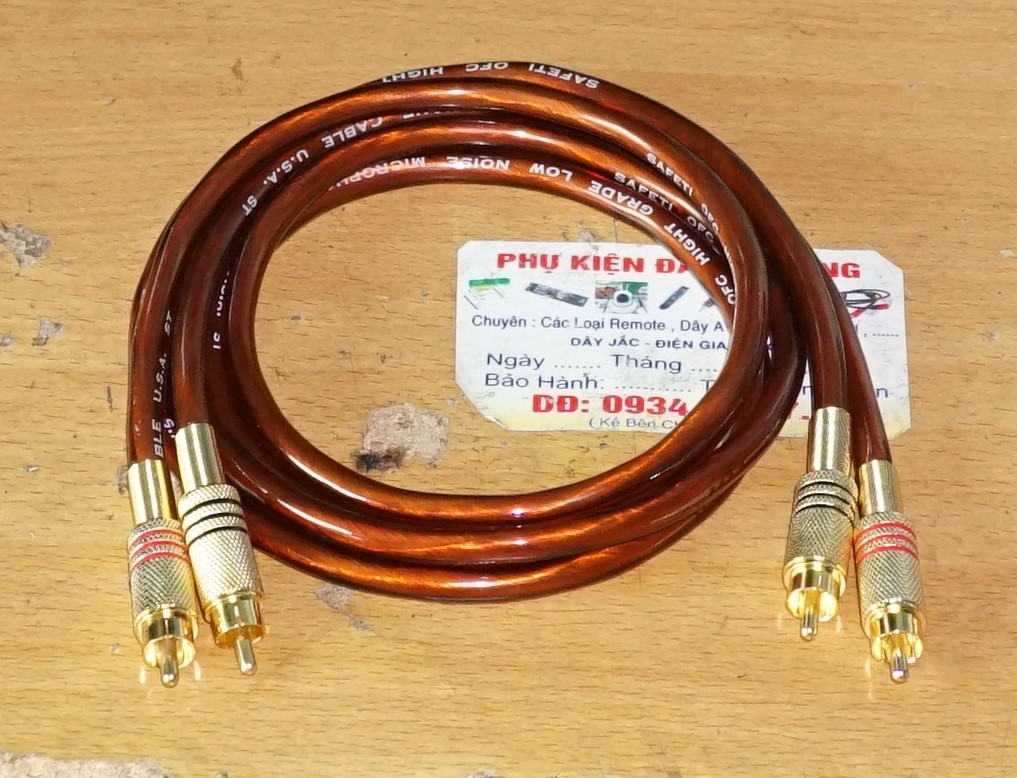 Cặp dây jack av usa tốt dài 1m