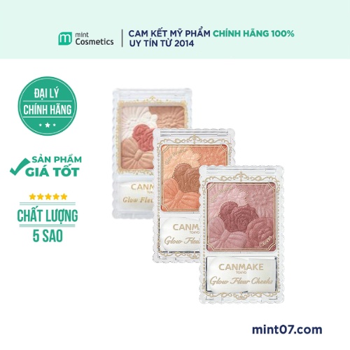 Phấn Má Canmake Glow Fleur Cheeks 6.3g