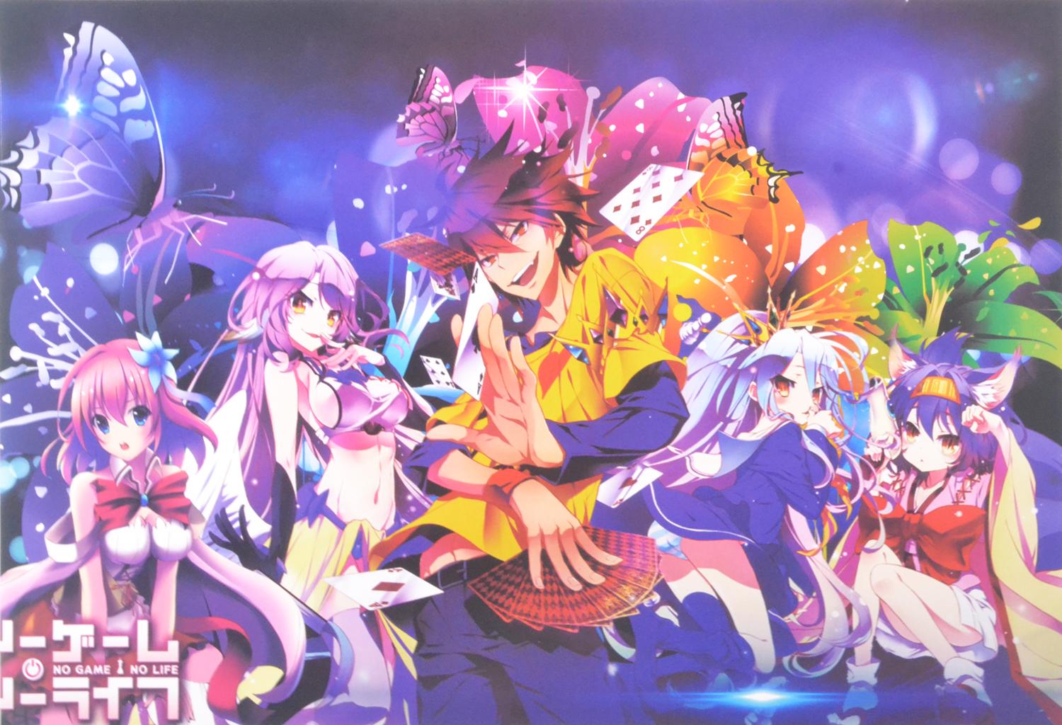 [7-11/12 VOUCHER 8%][thanh lý bán lỗ] Bộ 8 tấm poster Anime - No Game No Life [AAM] [PGN23]