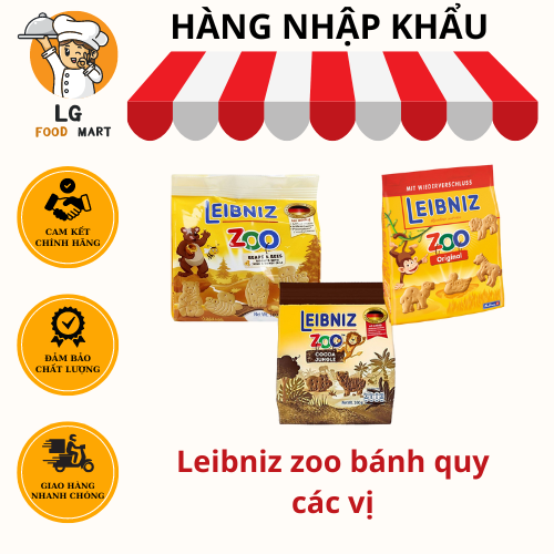 Leibniz zoo bánh quy các vị - 100g