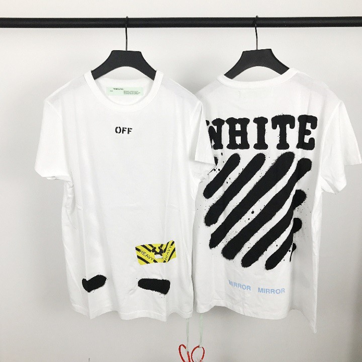 [HCM]Áo thun OFF-WHITE HEAVY Xịt Sơn Unisex