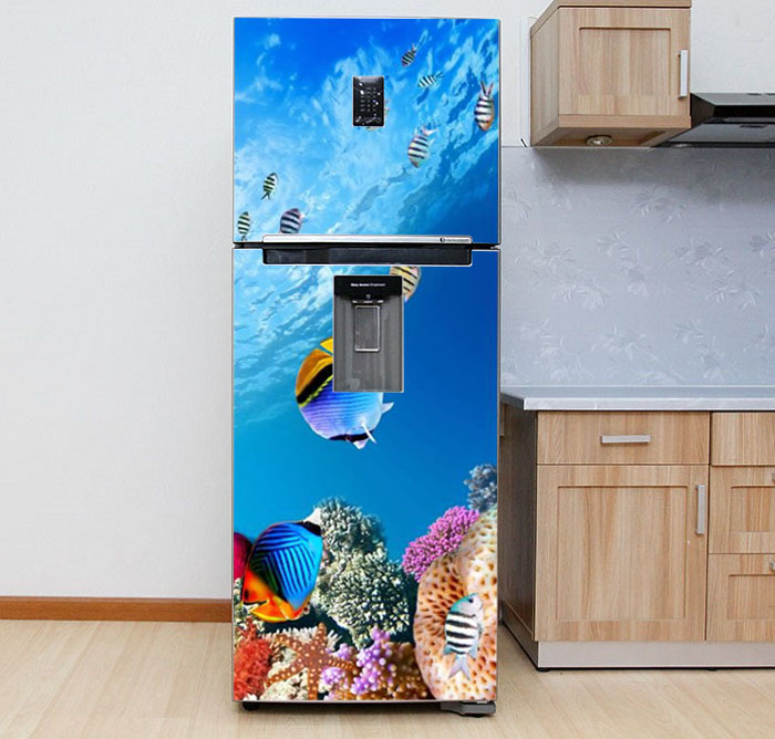 Miếng dán tủ lạnh Cao cấp - Cá Đại Dương