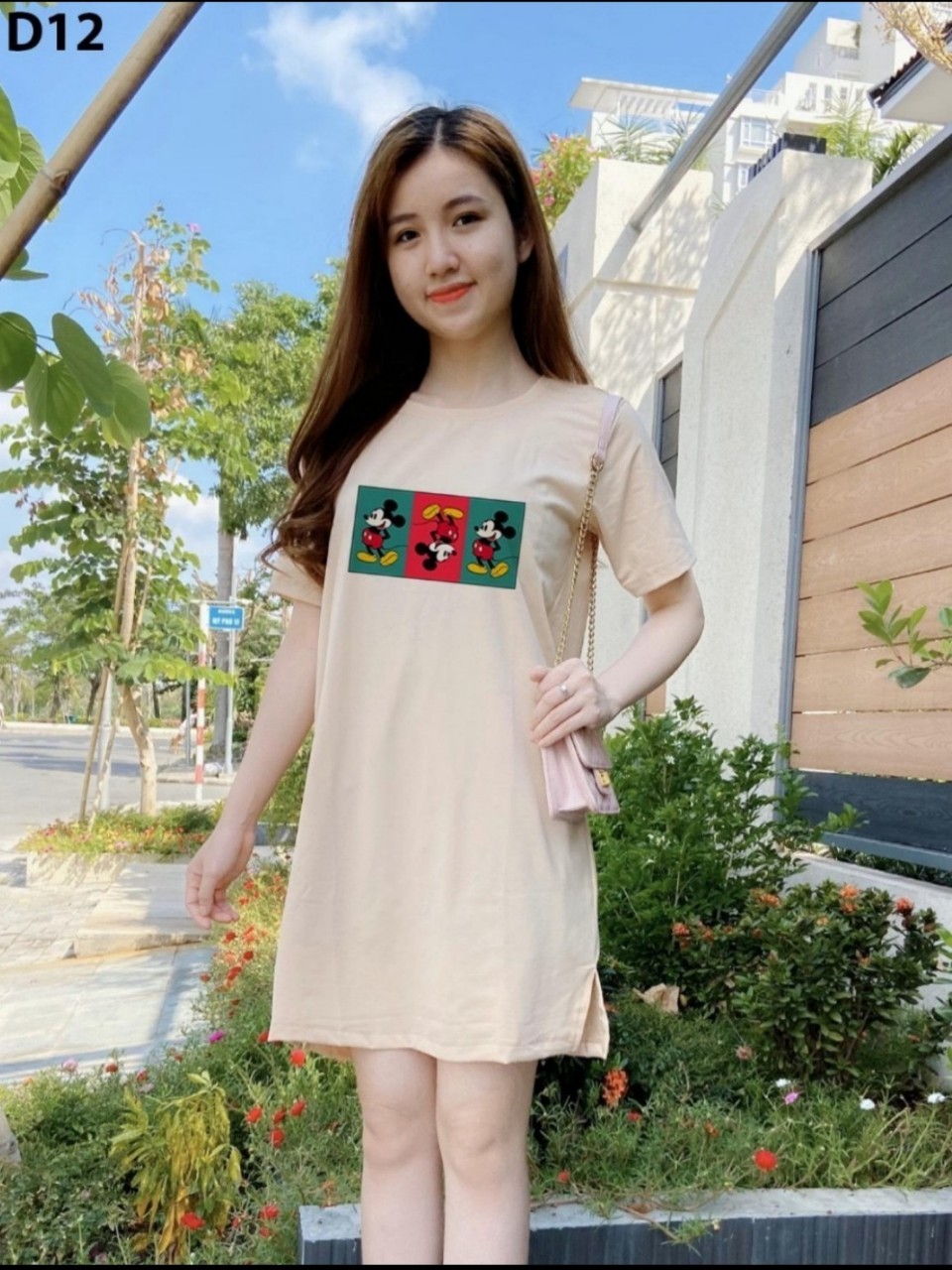 ĐẦM SUÔNG CHẤT VẢI CAO CẤP NGOẠI NHẬP FORM RỘNG SUÔNG DỄ THƯỜNG - TEN