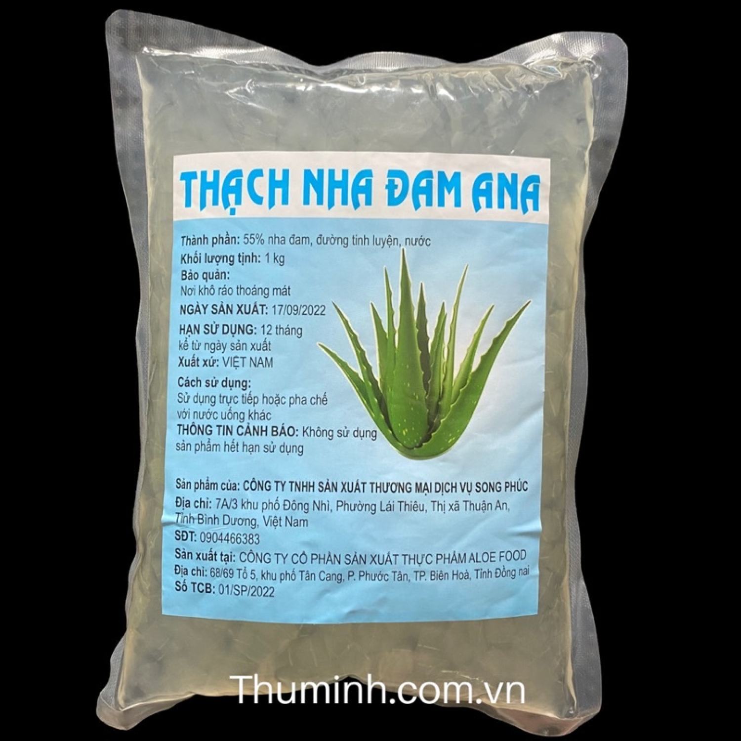 Thạch nha đam ana túi 1kg