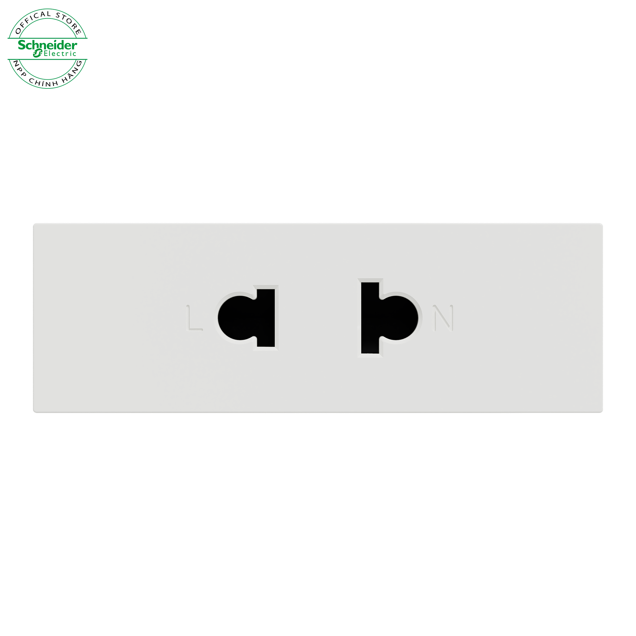 Ổ cắm đơn 2 chấu 16A, size S - Dòng AvatarOn A - Schneider Electric