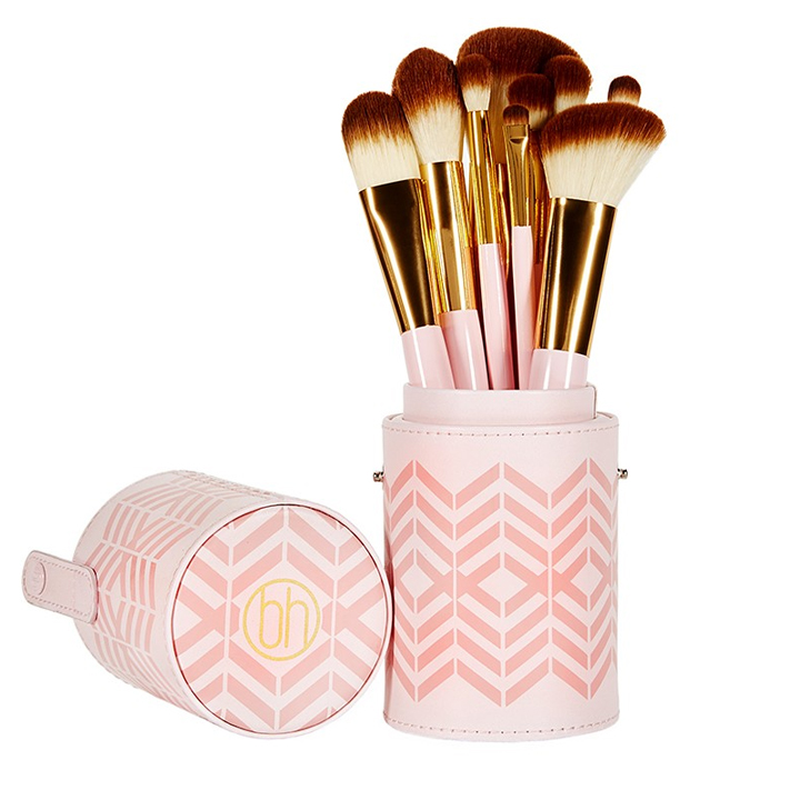Bộ Cọ 10 Cây BH COSMETICS Pink Perfection - 10 Piece Brush Set