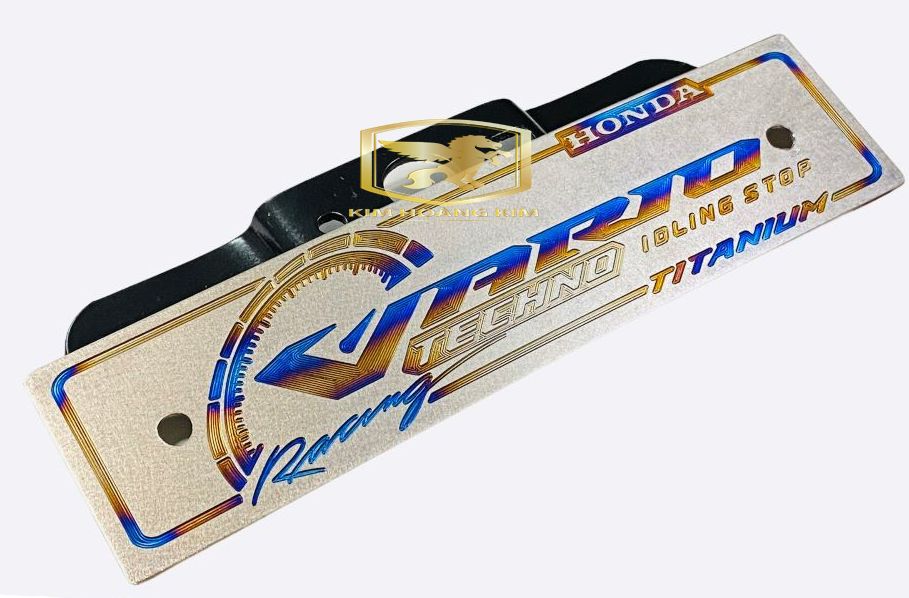 Bảng tên TITAN xịn Khò dành cho Vario (không bay màu) Kim Hoàng Kim)