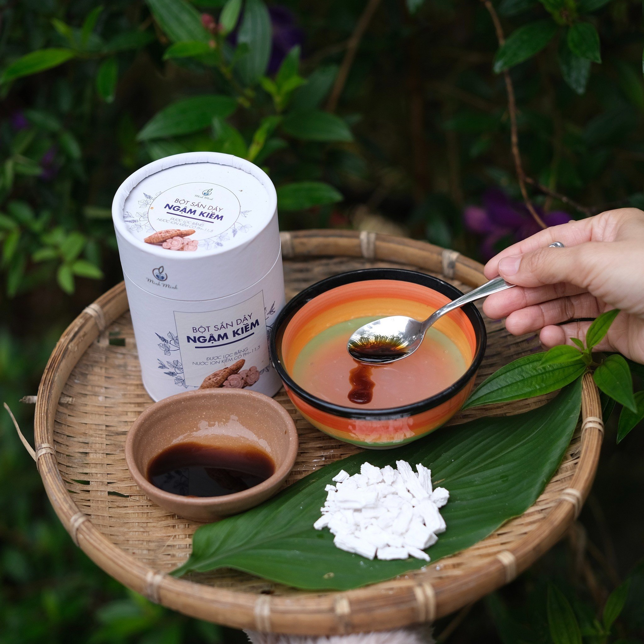 Combo bột sắn dây ngậm kiềm 250gr và tương tamari, phương pháp thải độc oshawa