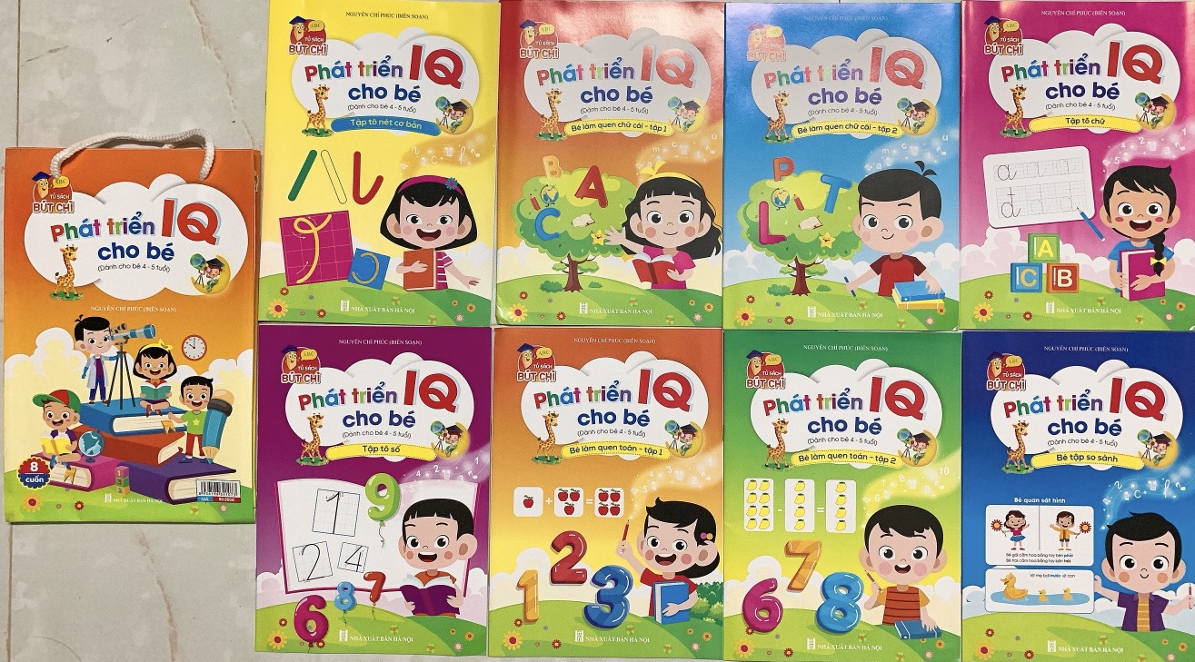 Sách - Phát triển IQ cho bé dành cho trẻ 4-5 tuổi
