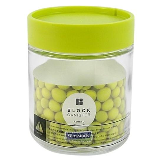 Hũ thủy tinh cao cấp Glasslock 400ml, hình tròn, kín hơi, tiện dụng, made in Korea