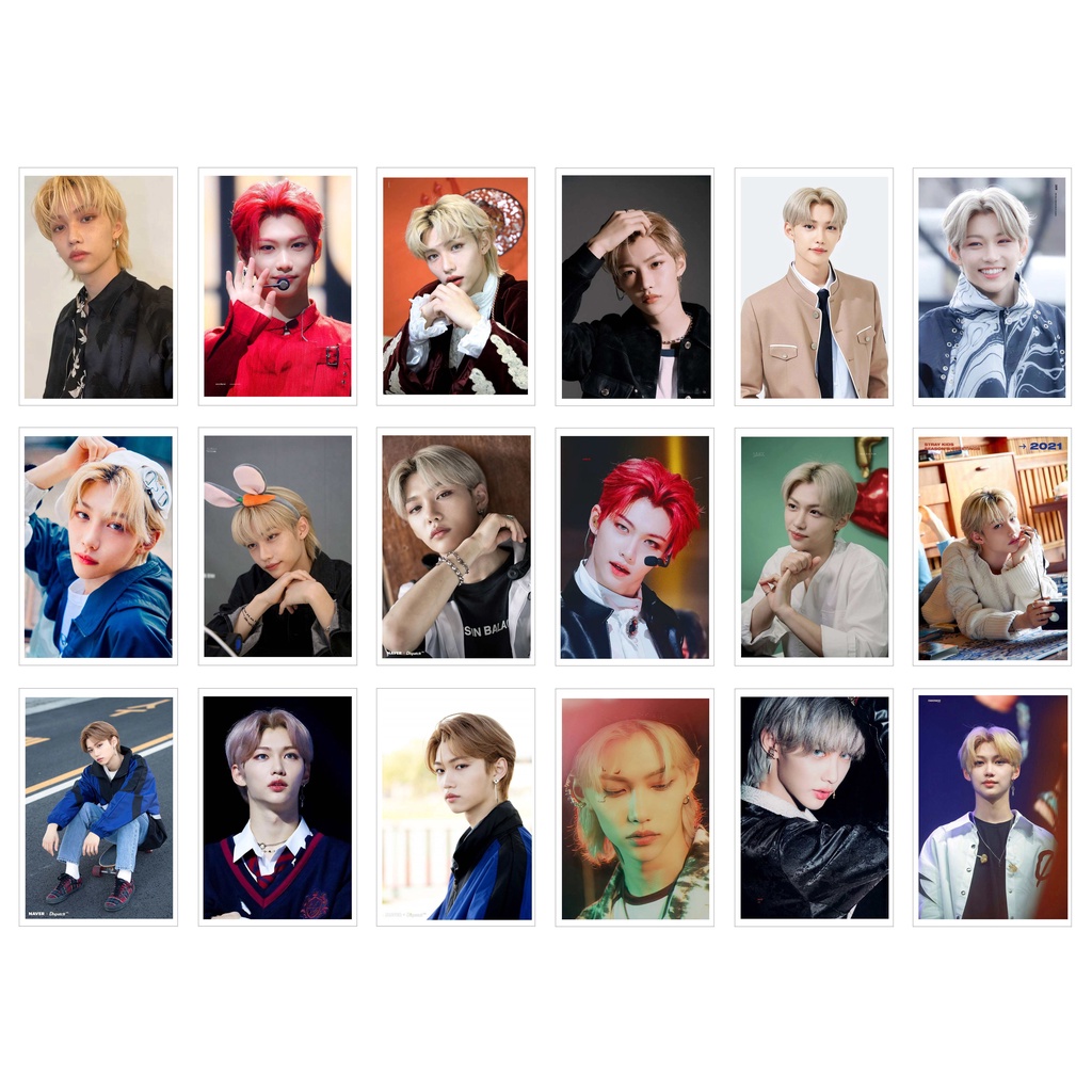 Lomo card 45 ảnh stray kid - felix