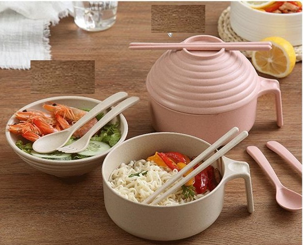 [HCM]BÁT ÚP MÌ CÓ TAY CẦM TIỆN DỤNG VỚI CHẤT LIỆU LÚA MẠCH GIỮ NHIỆT TỐT - AN TOÀN SỨC KHỎE - TẶNG KÈM ĐŨA MUỖN NĨA